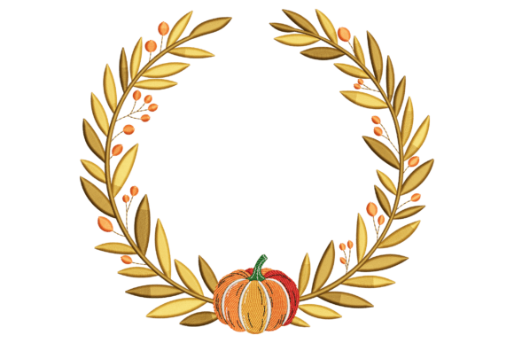 Autumn Pumpkin Wreath