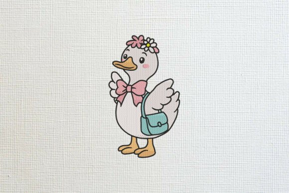Fancy Daisy Duck with Purse
