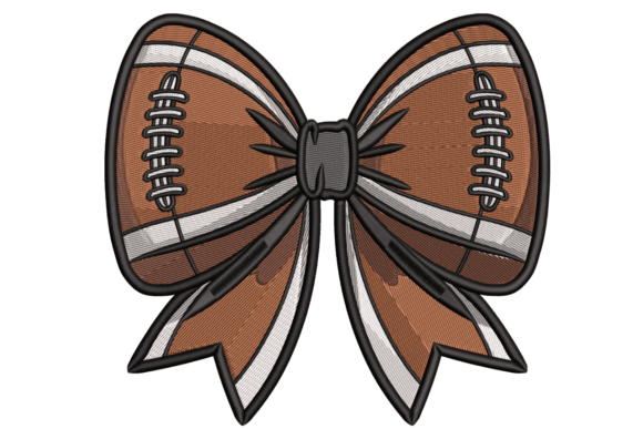 Football Bow – Cute Sports Fan