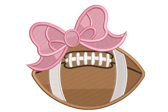 Football Bow – Cute Sports Girls