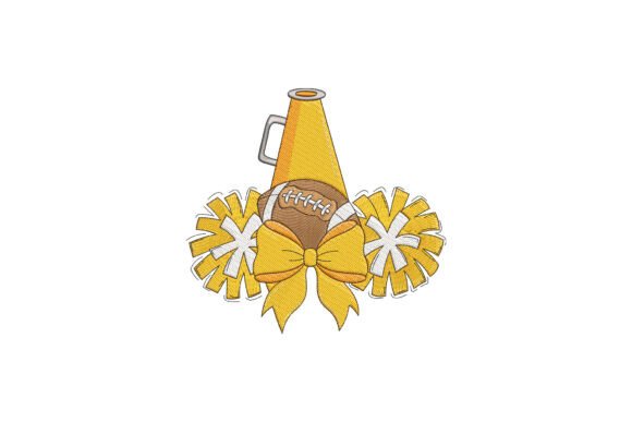 Football Cheer Bow