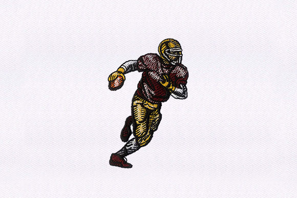 Football Player Embroidery Design Review
