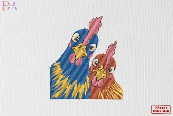 Funny Chicken Friends Faces