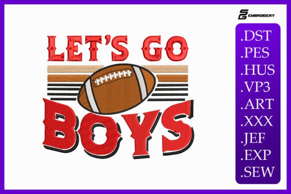 Let’s Go Boys Football Quote
