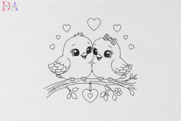 Lovebirds Sharing Sweet Moments Together