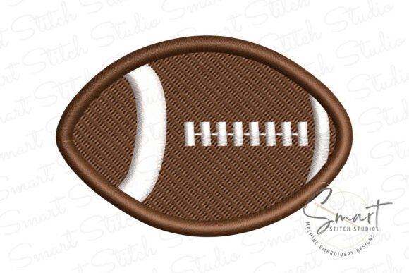 Mini Football Embroidery Design