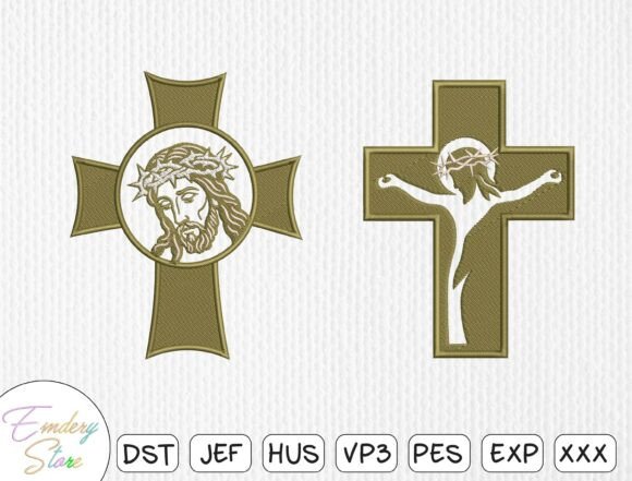Religious Sacred Embroidery Design Set