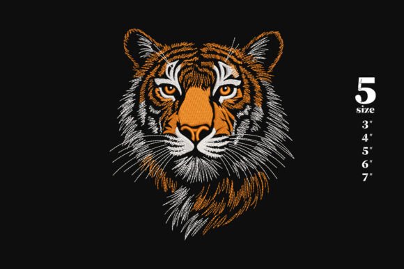 Tiger Face: A Seasonal Embroidery Design Review